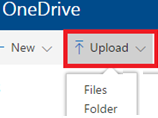 Upload Files/Folders