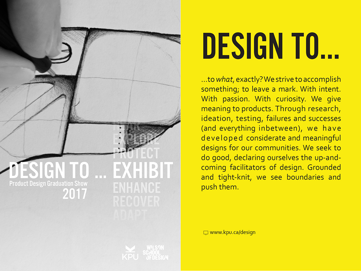 Product Design Capstone Exhibit 2017