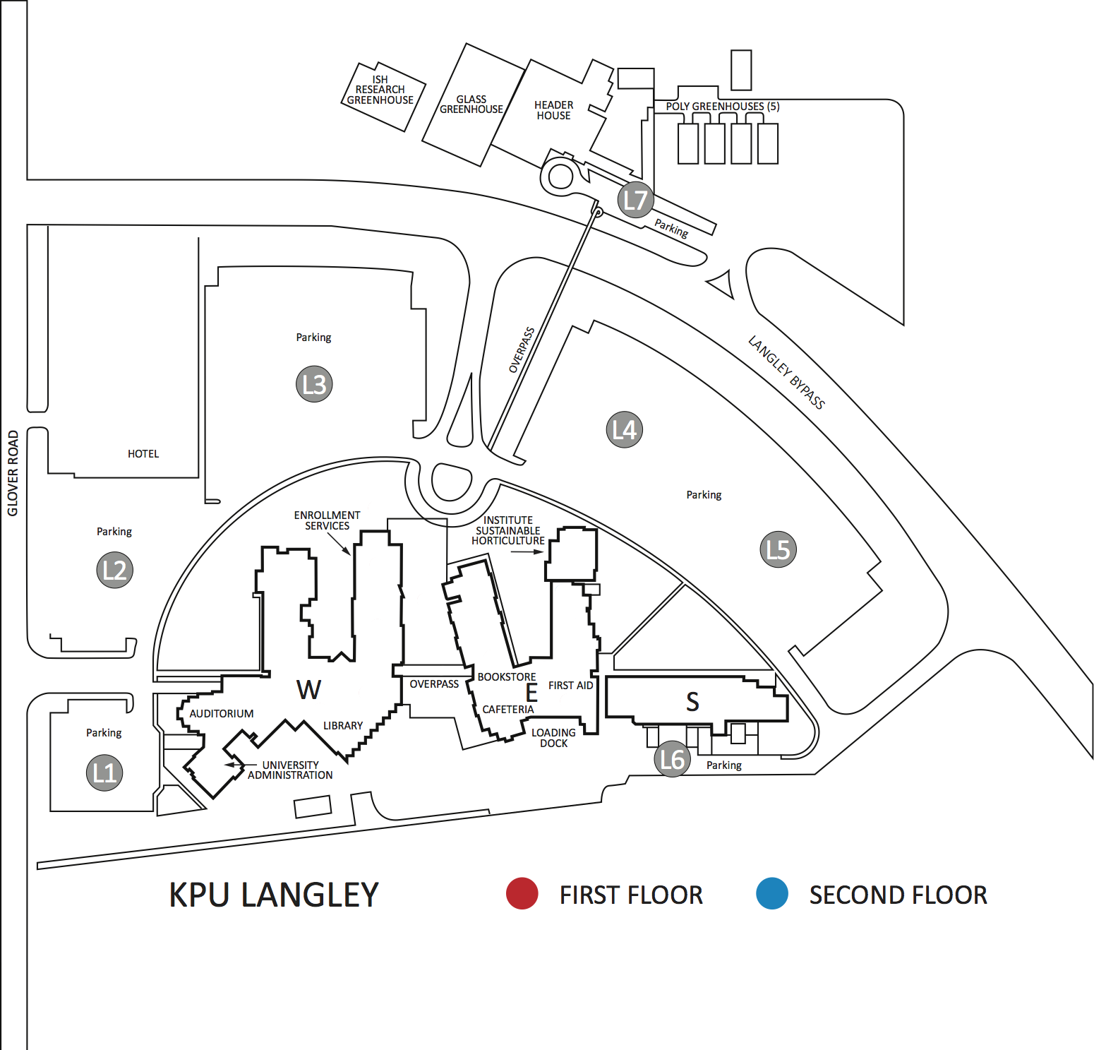 Langley Interactive Map KPU
