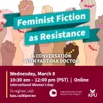 Feminist Fiction as Resistance: a conversation with Farzana Doctor 