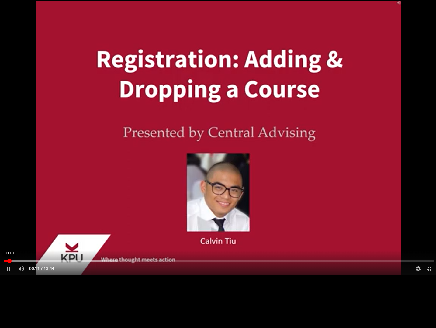 how to register - central advising