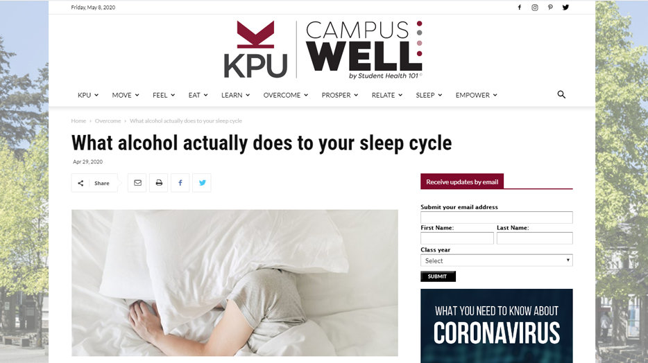 What Alcohol Does To Sleep