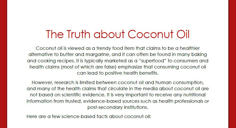 Coconut Oil