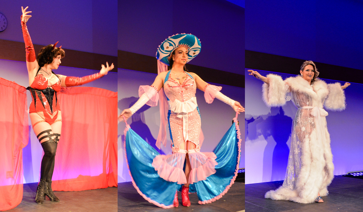 Scarlet Delerium, RainbowGlitz and Shane Sable of Virago Nation perform at KPU.