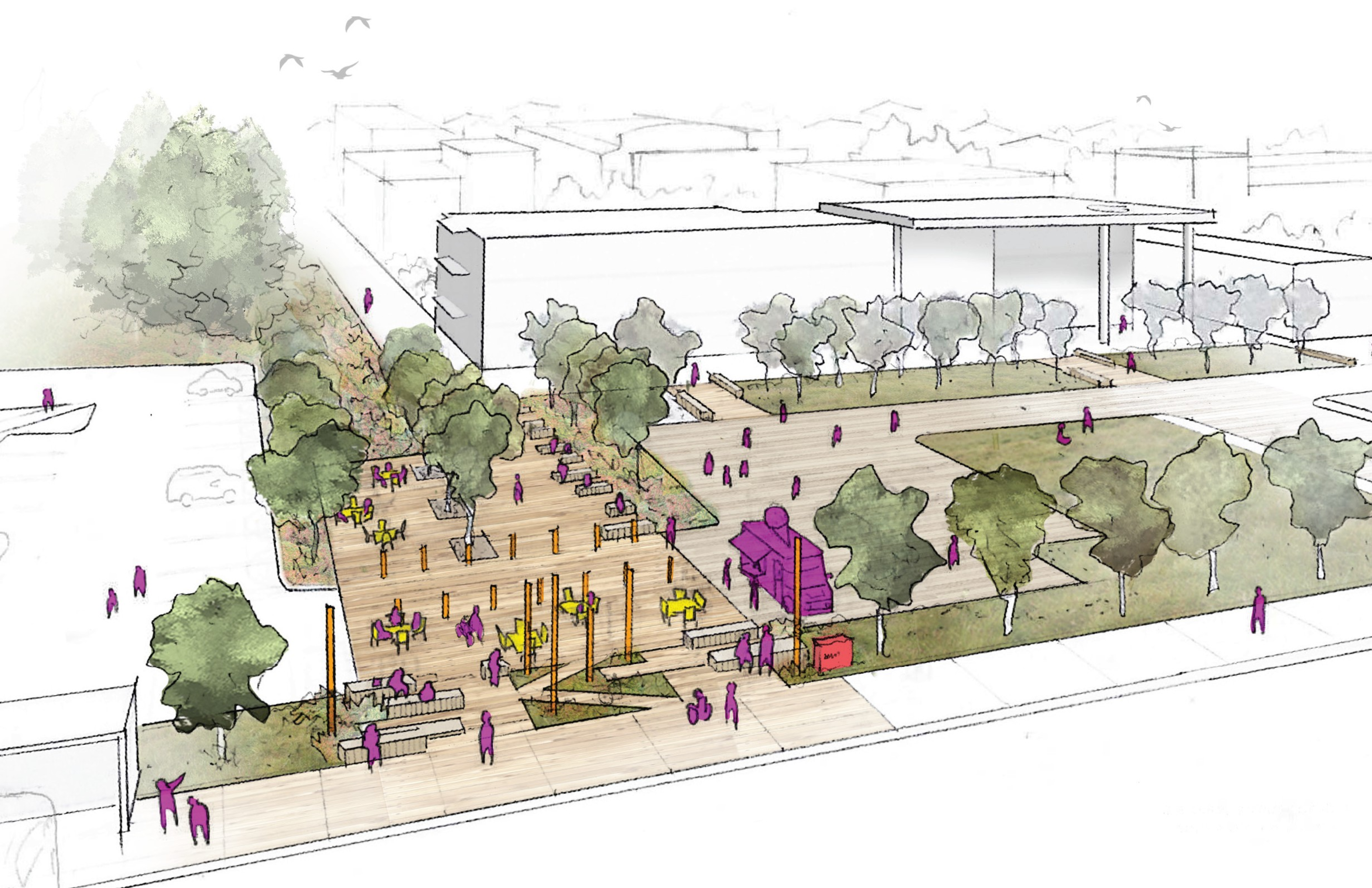 KPU Surrey Housing Rendering