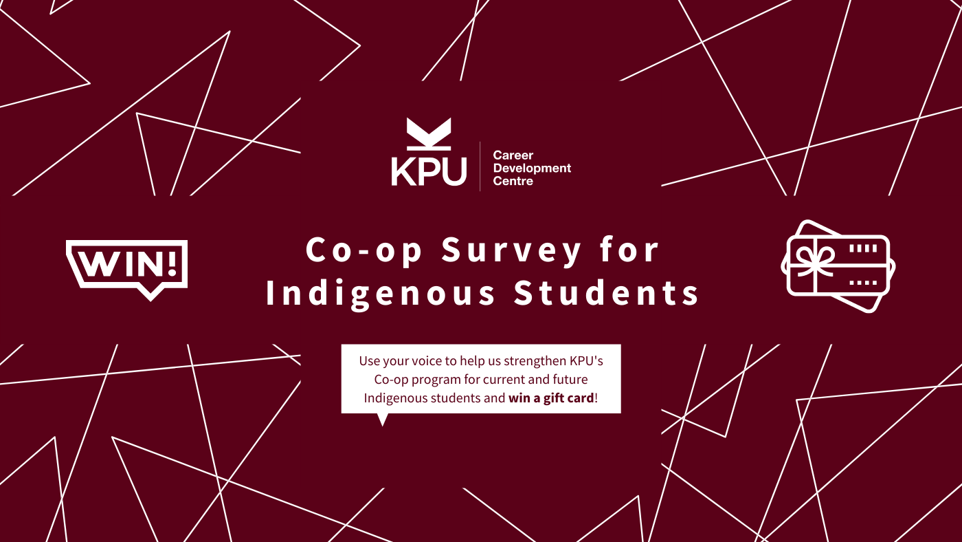 Indigenous Student Co-op Survey banner