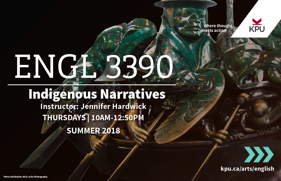 English 3390 - Indigenous Narratives