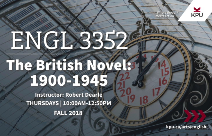 English 3352 - The British Novel, 1900 - 1945