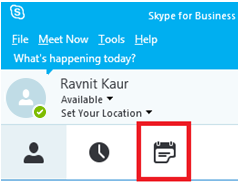 Listed Meetings in Skype for Business