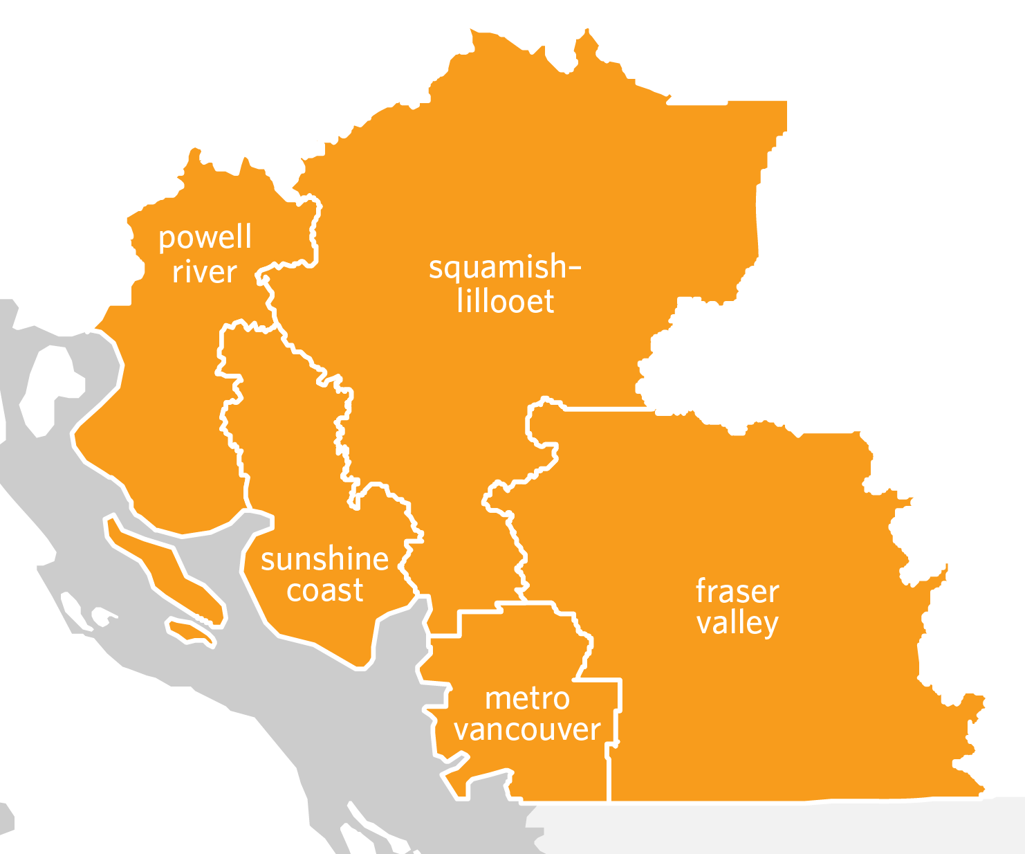 Southwest BC Bioregion Map