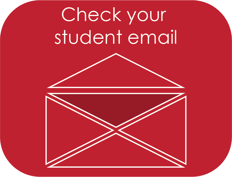 Check your student email