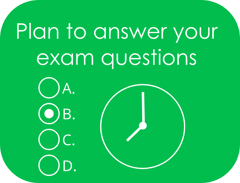 Plan to answer your exam questions 