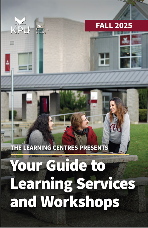 The Learning Centres- Guide to Learning Services and Workshops Fall 2025