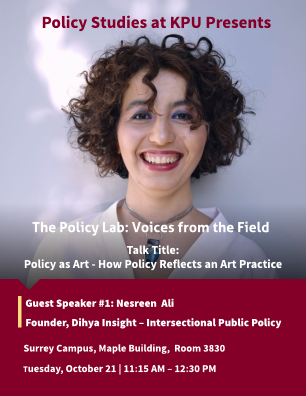 Nesreen Ali - Policy Lab: Voices from the Field