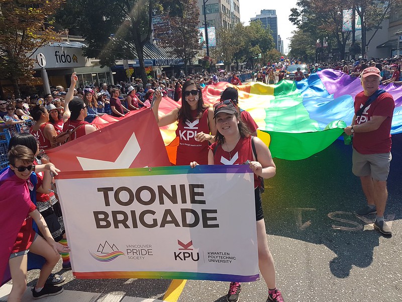 Kwantlen Polytechnic University (KPU) participates in Vancouver Pride 2019