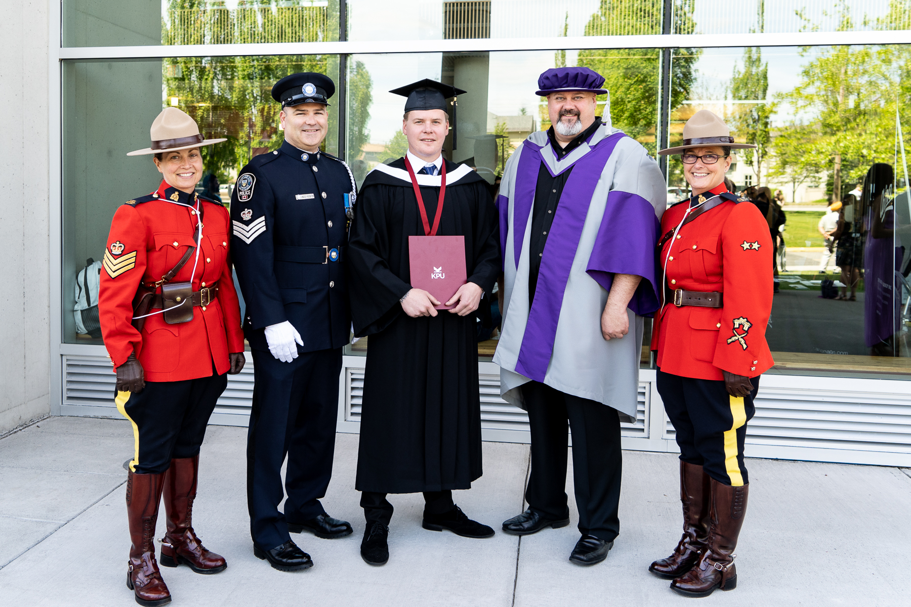 Jordan Buna recently graduated from Kwantlen Polytechnic University after overcoming adversity. 