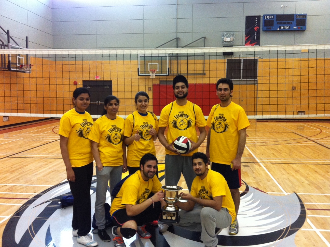 Coed Volleyball League Champions