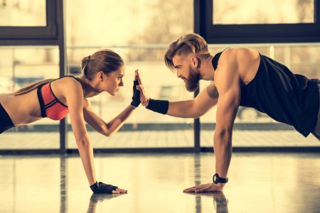 Working out together