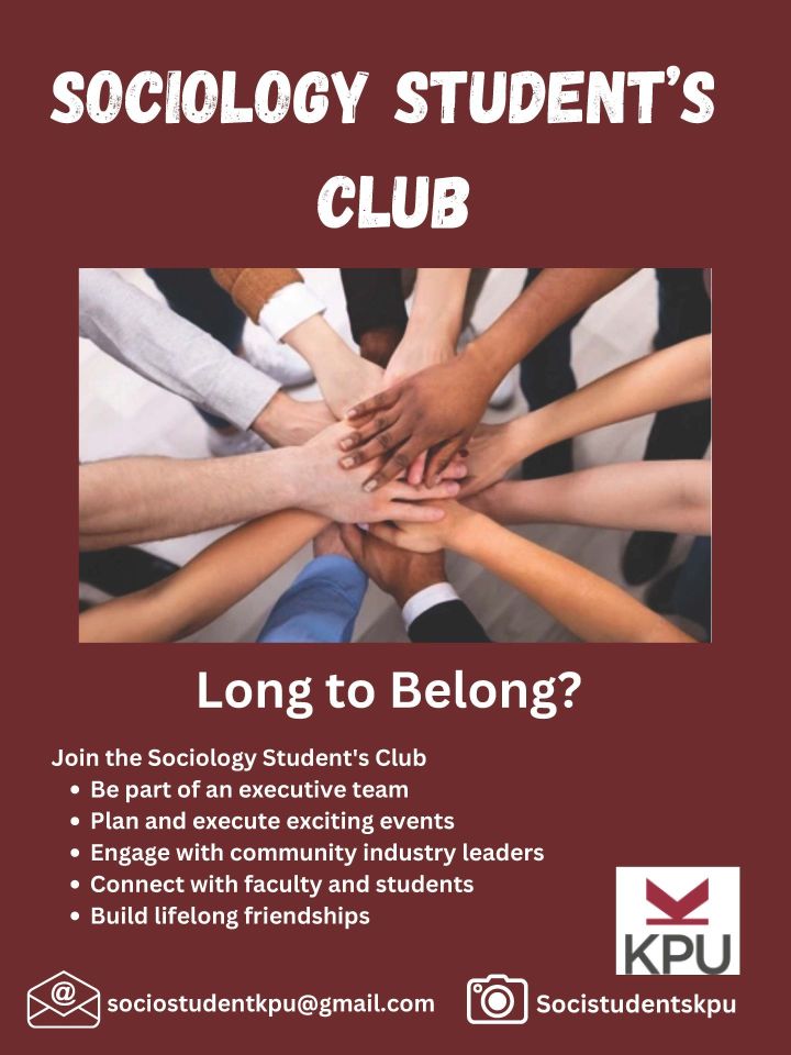 Sociology Student Club Poster