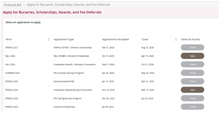 Award Application image