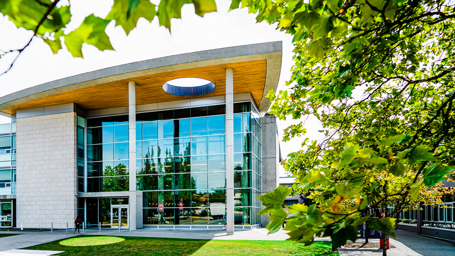 KPU Surrey Campus during summer