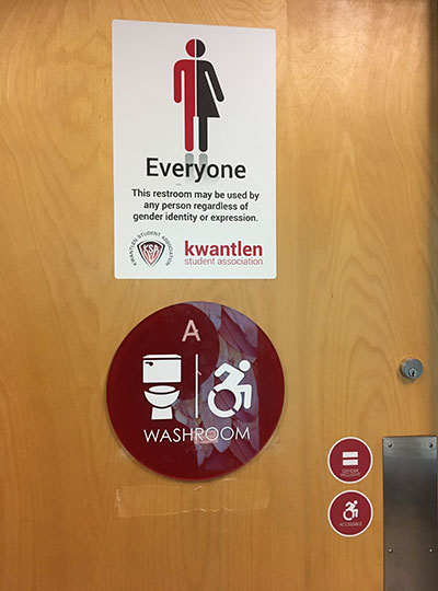 Gender neutral washrooms