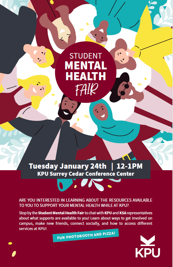 Student Mental Health Fair Poster