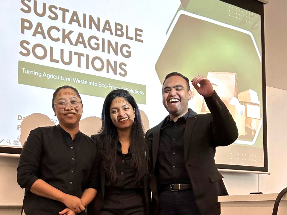 Dyle Cortez, Honey Mathew and Siddhanta Roy