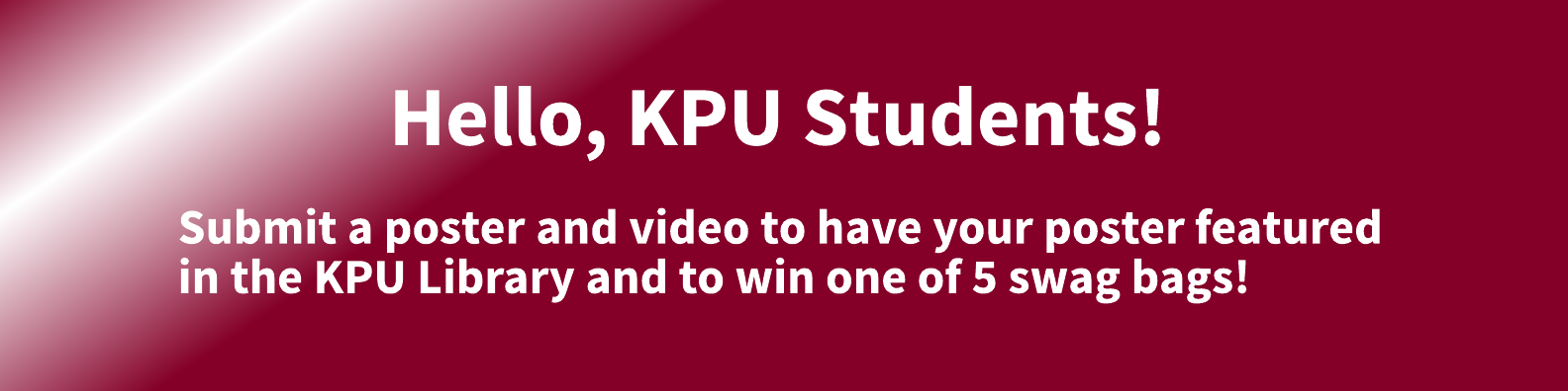 Student poster showcase - banner