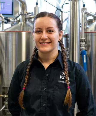 KPU Brewing instructor Emily Kokonas