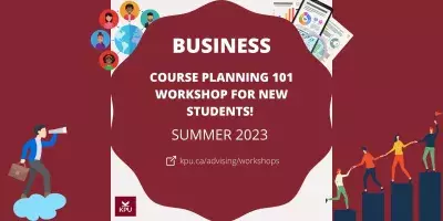 Course Planning Workshop for Business Students (Summer 2023)