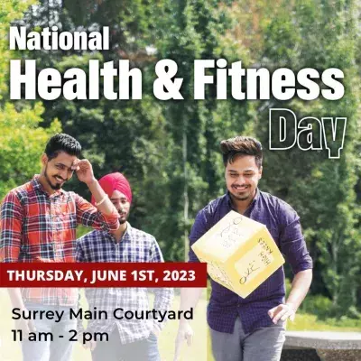 National Health and Fitness Day Poster
