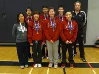 badminton silver medal 2013