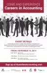 Careers in Accounting Event Poster