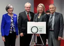 Minister of Environment unveils LEED Gold lab at KPU Langley