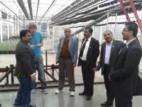 Part of the delegation visiting Kwantlen Polytechnic University and Darvonda Nurseries in Langley.