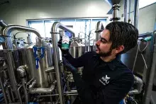 Every year, students in their last semester of the two-year brewing and brewery operations diploma program work together to make their own signature brew as part of their capstone project. This year, one new beer from the 10 student teams will be released