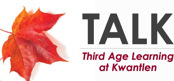 Picture of TALK Fall Brochure cover with red maple leaf